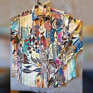 Robert Graham XL BORREGO dress shirt